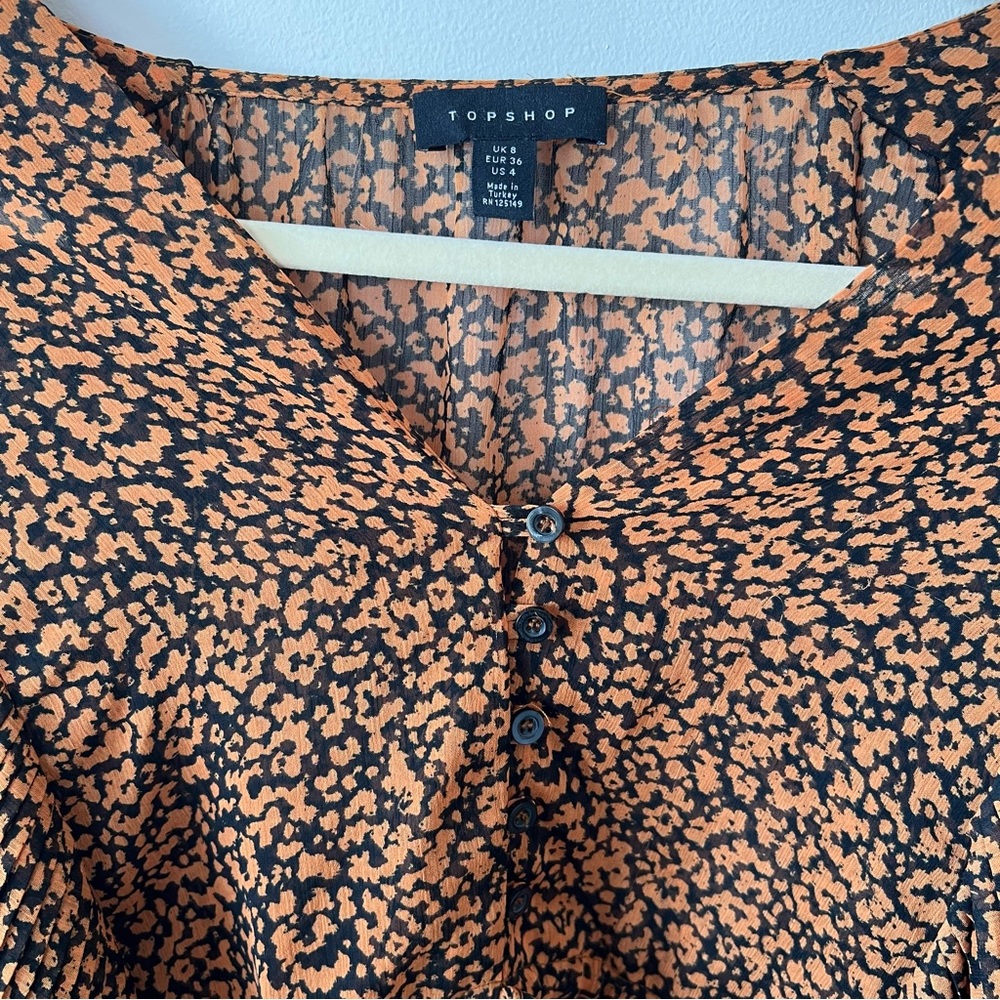 PATTERNED BLOUSE - Picture 5 of 6
